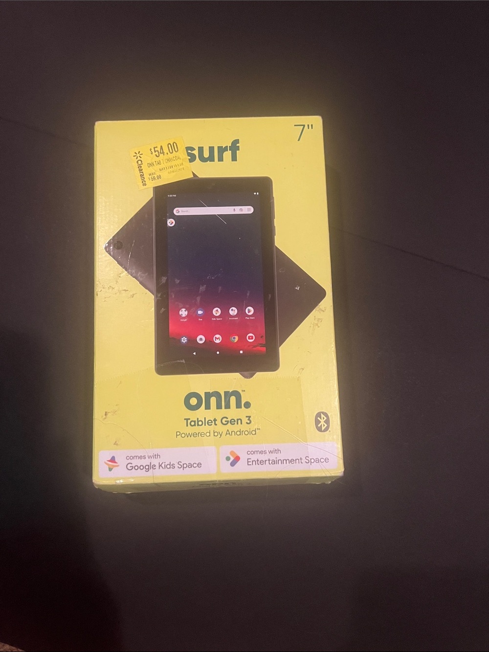 Onn. 7" Tablet Gen 3 in Black